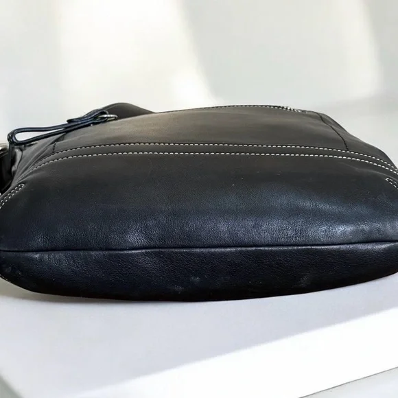 Authentic Coach Vintage Legacy SoHo Black Leather Crossbody Shoulder Bag - Picture 8 of 16